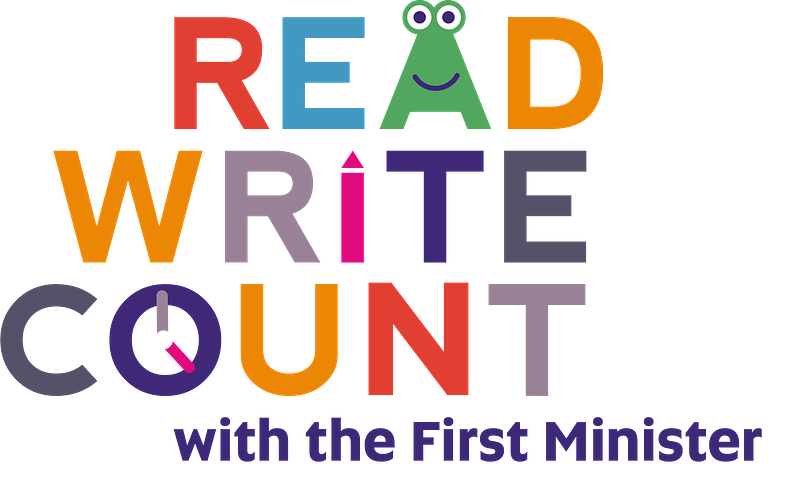 Read Write Count with the First Minister logo
